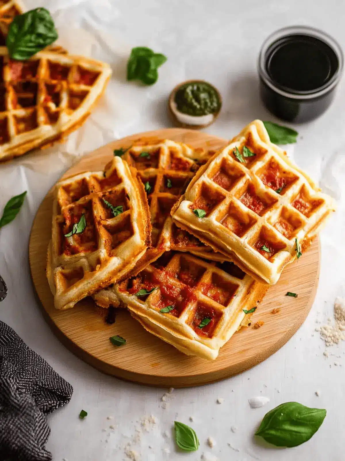 Pizza Waffles