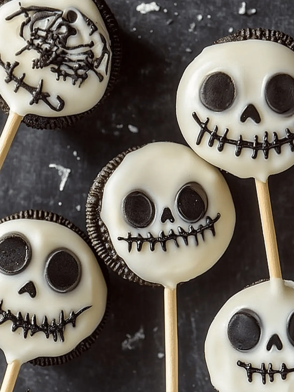 Jack Skellington Oreo Pops