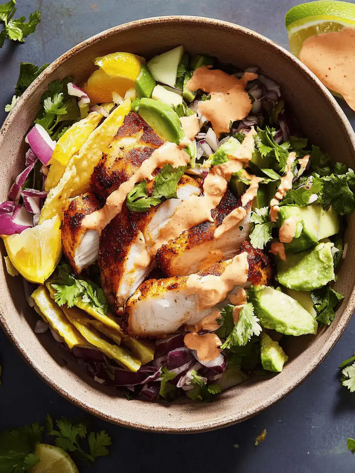 Fish Taco Bowls