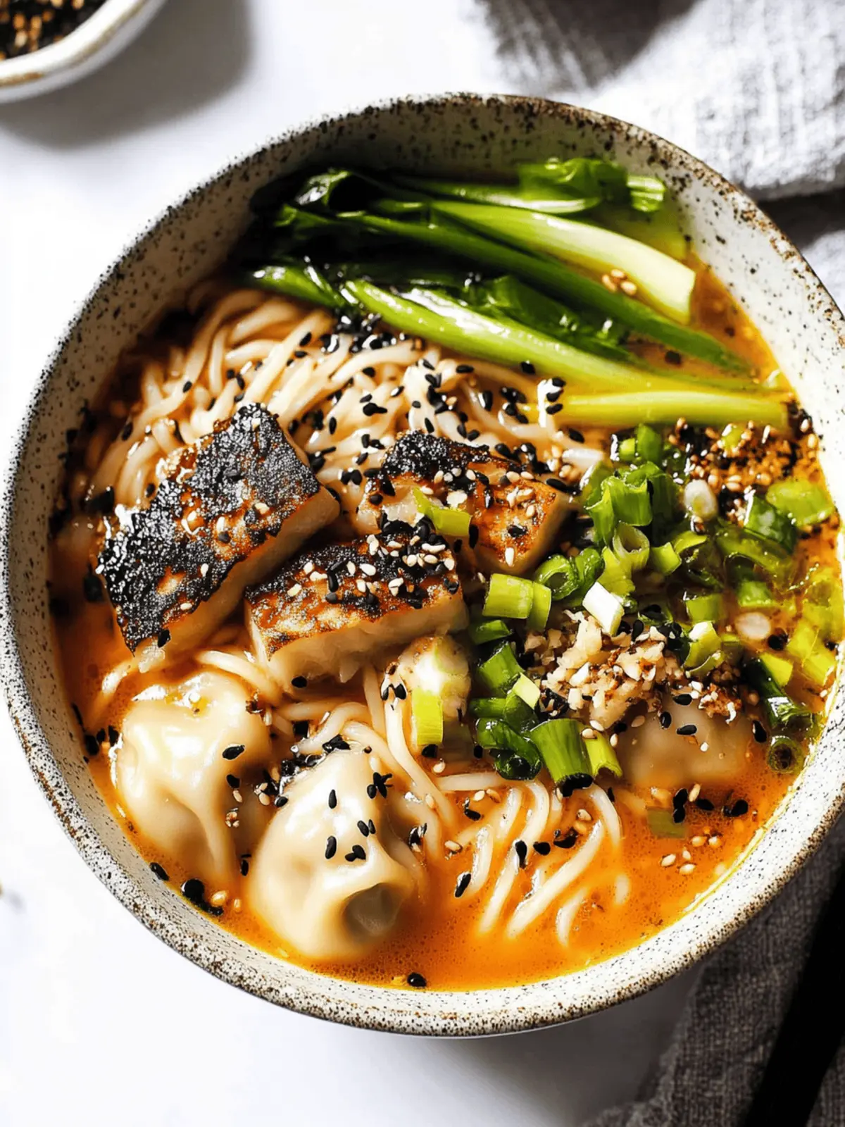 Dumpling Ramen Bowl