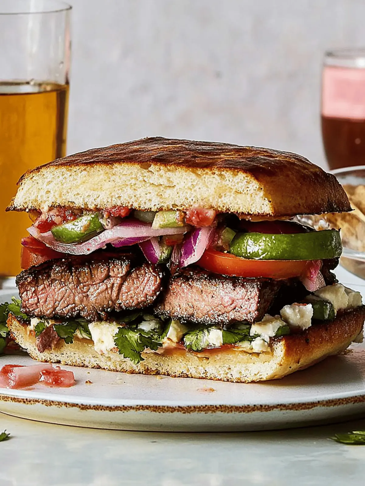 Carne Asada Torta