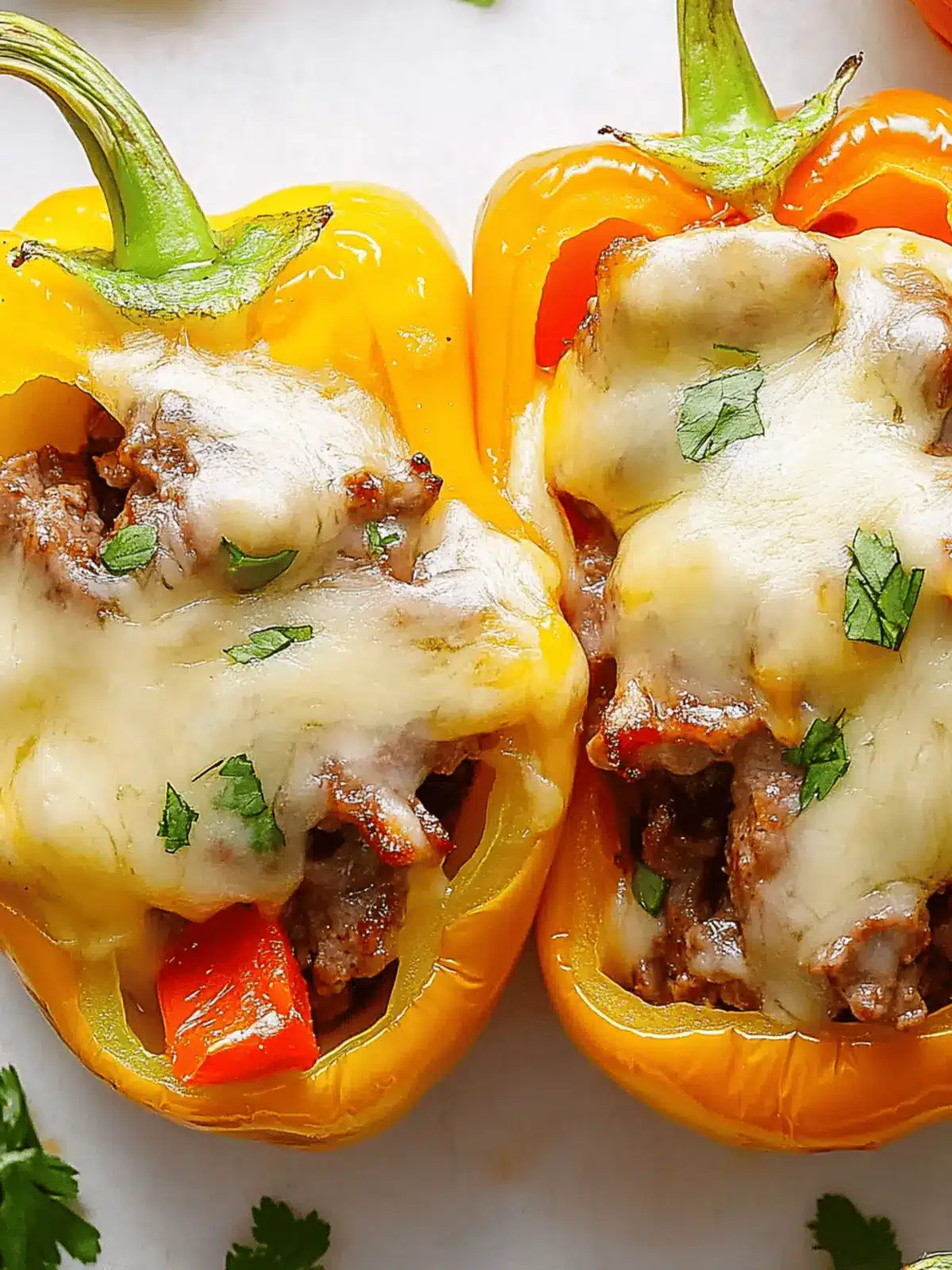 Cheesesteak-Stuffed Peppers