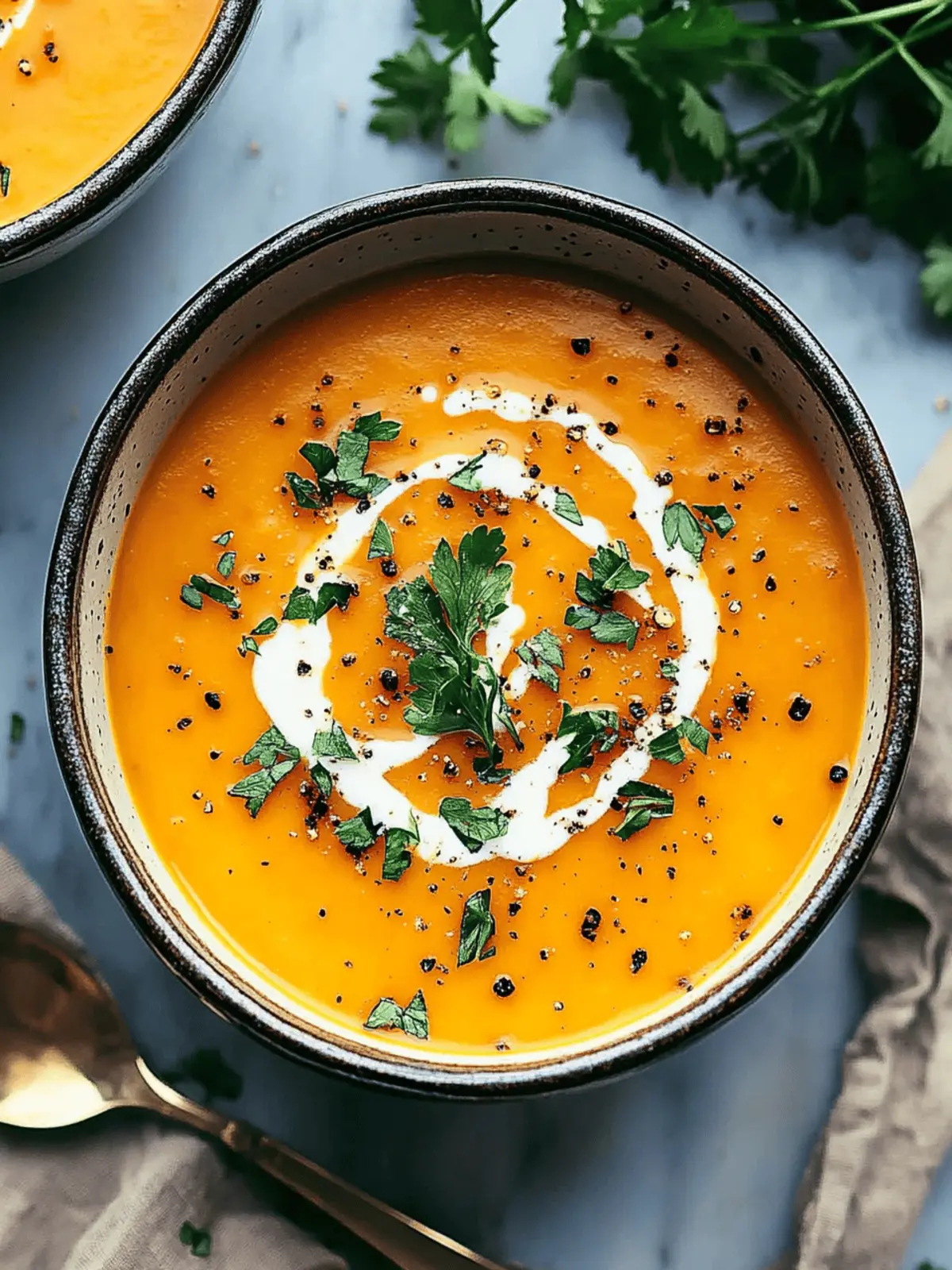 Hearty Spicy Butternut Squash and Sweet Potato Soup Delight 4 Spicy Butternut Squash and Sweet Potato Soup