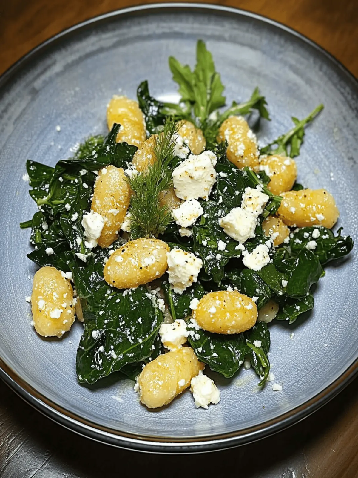 Crispy Greek Gnocchi Recipe With Spinach & Feta