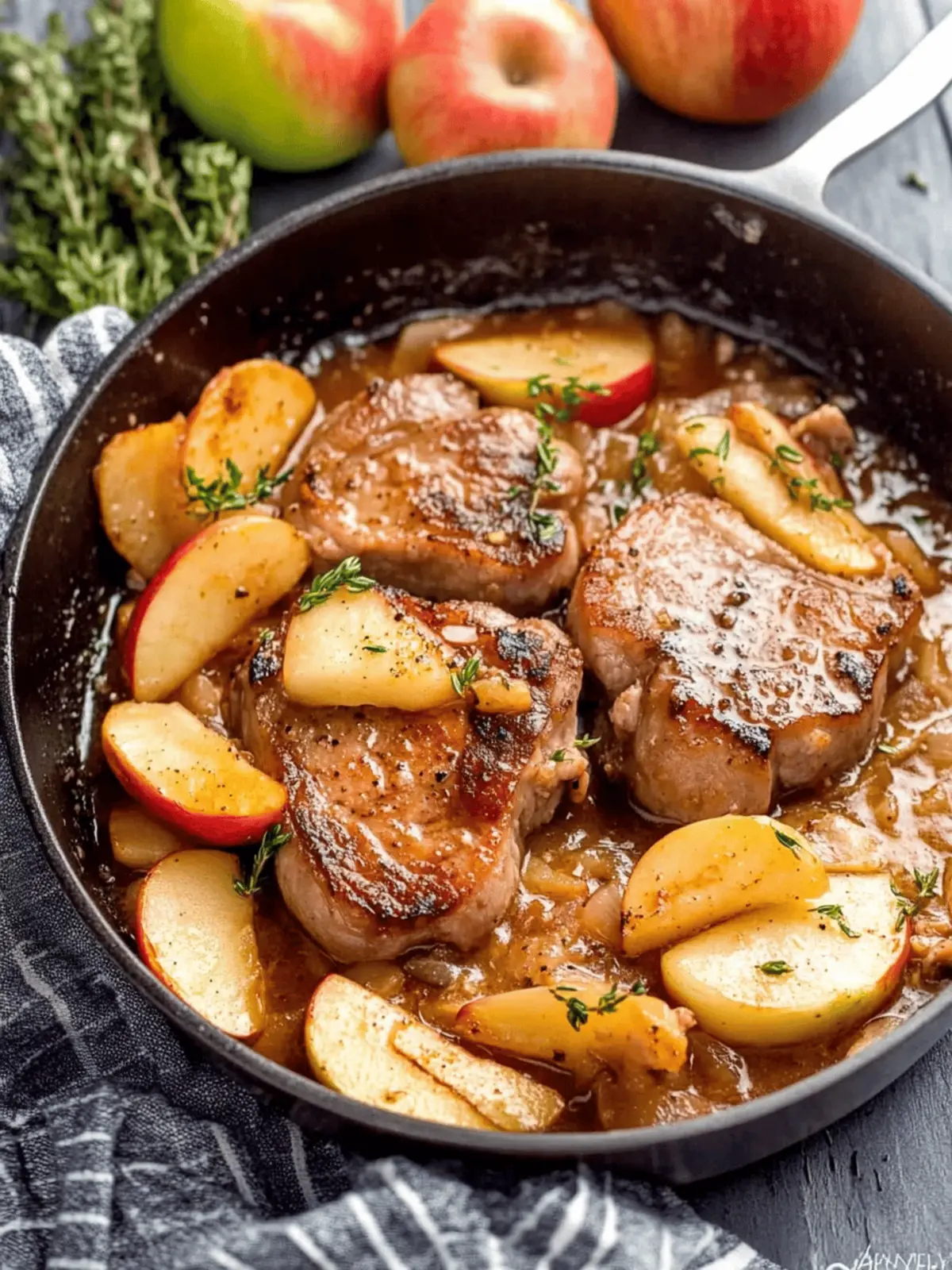Pork Chops with Apples