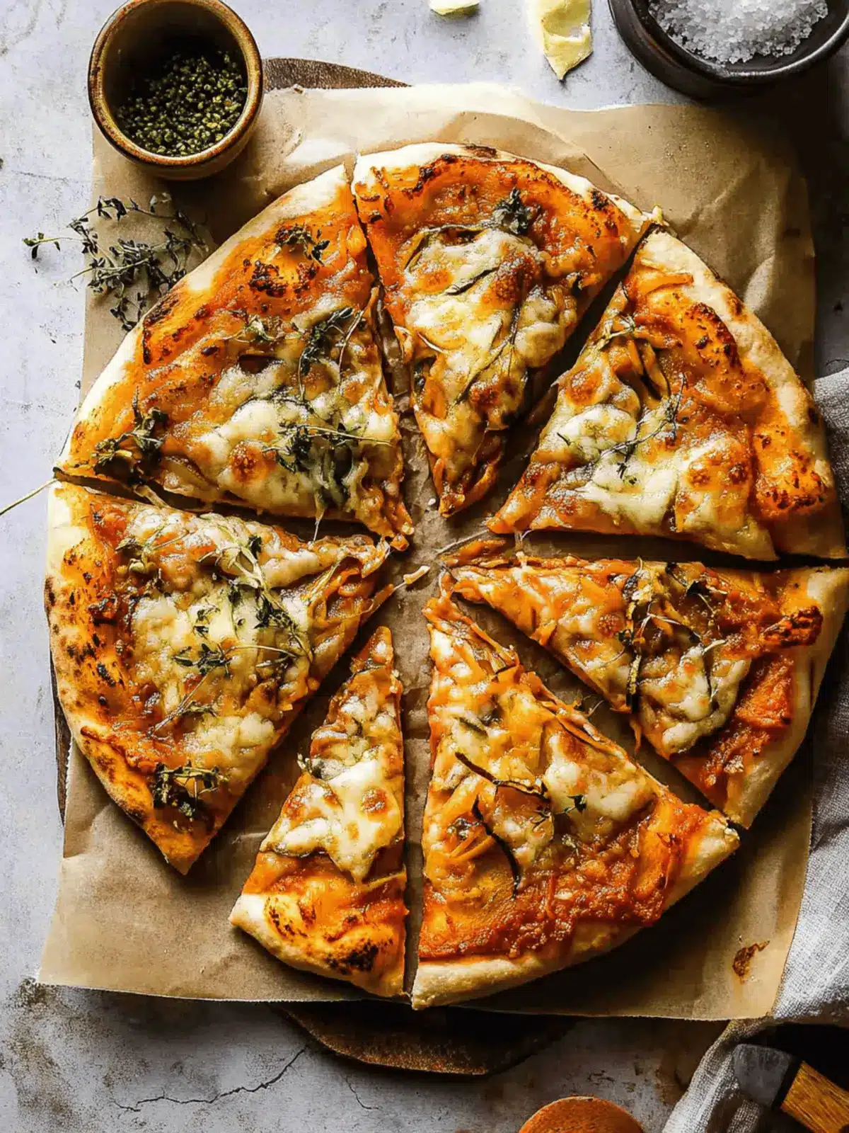 Pumpkin and Gouda Pizza