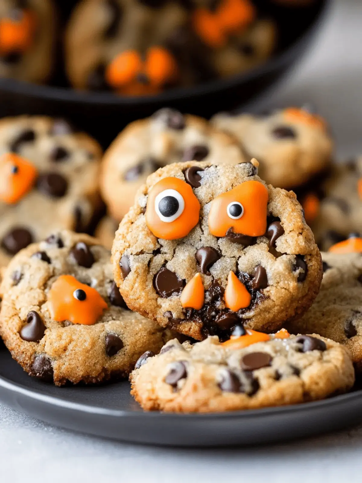 Halloween Chocolate Chip Cookies