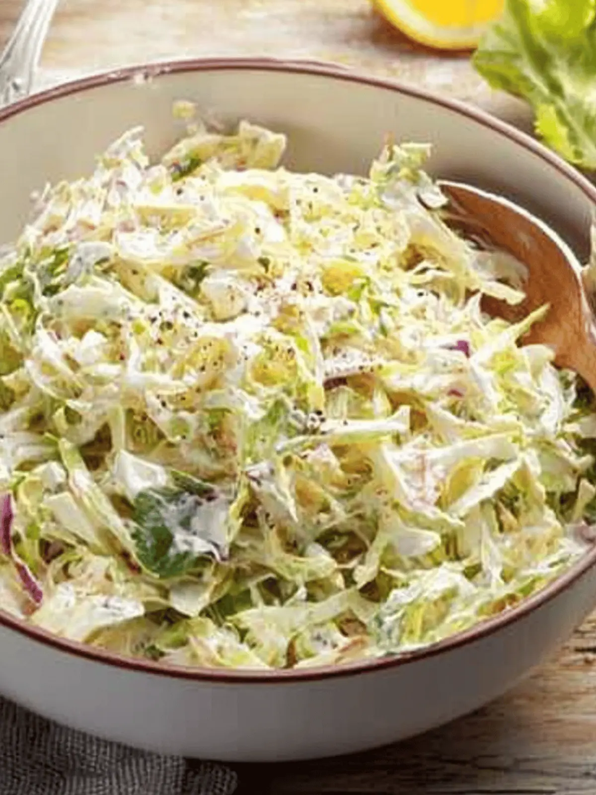 Caraway Coleslaw with Citrus Mayonnaise