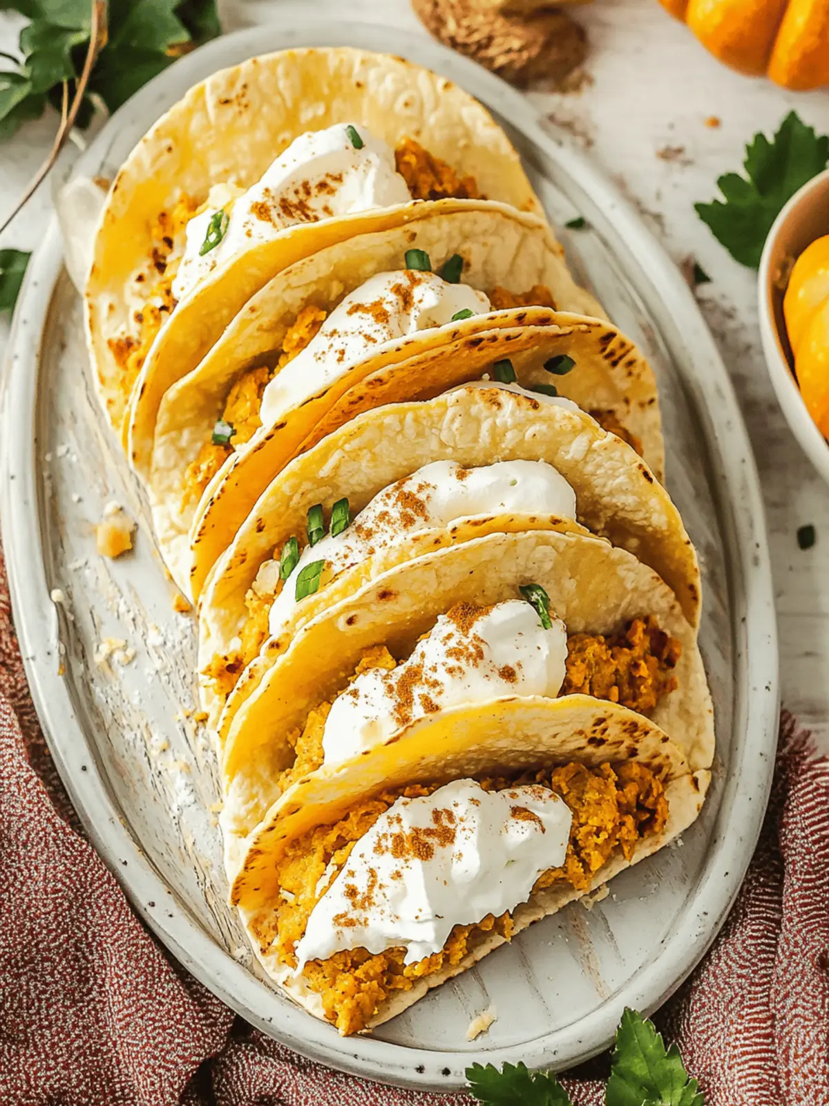 Pumpkin Pie Tacos: A Fun Twist on Holiday Dessert Delight 2 Pumpkin Pie Tacos