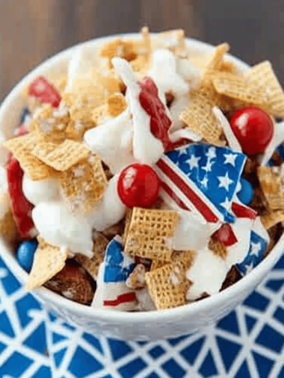 Patriotic Chex Mix