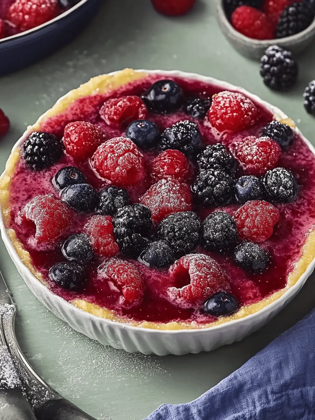 Simple Berry Pudding