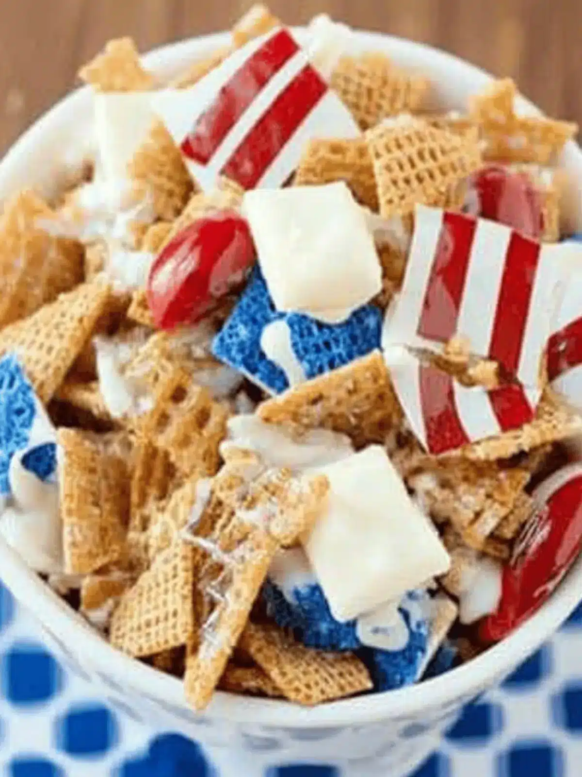 Patriotic Chex Mix