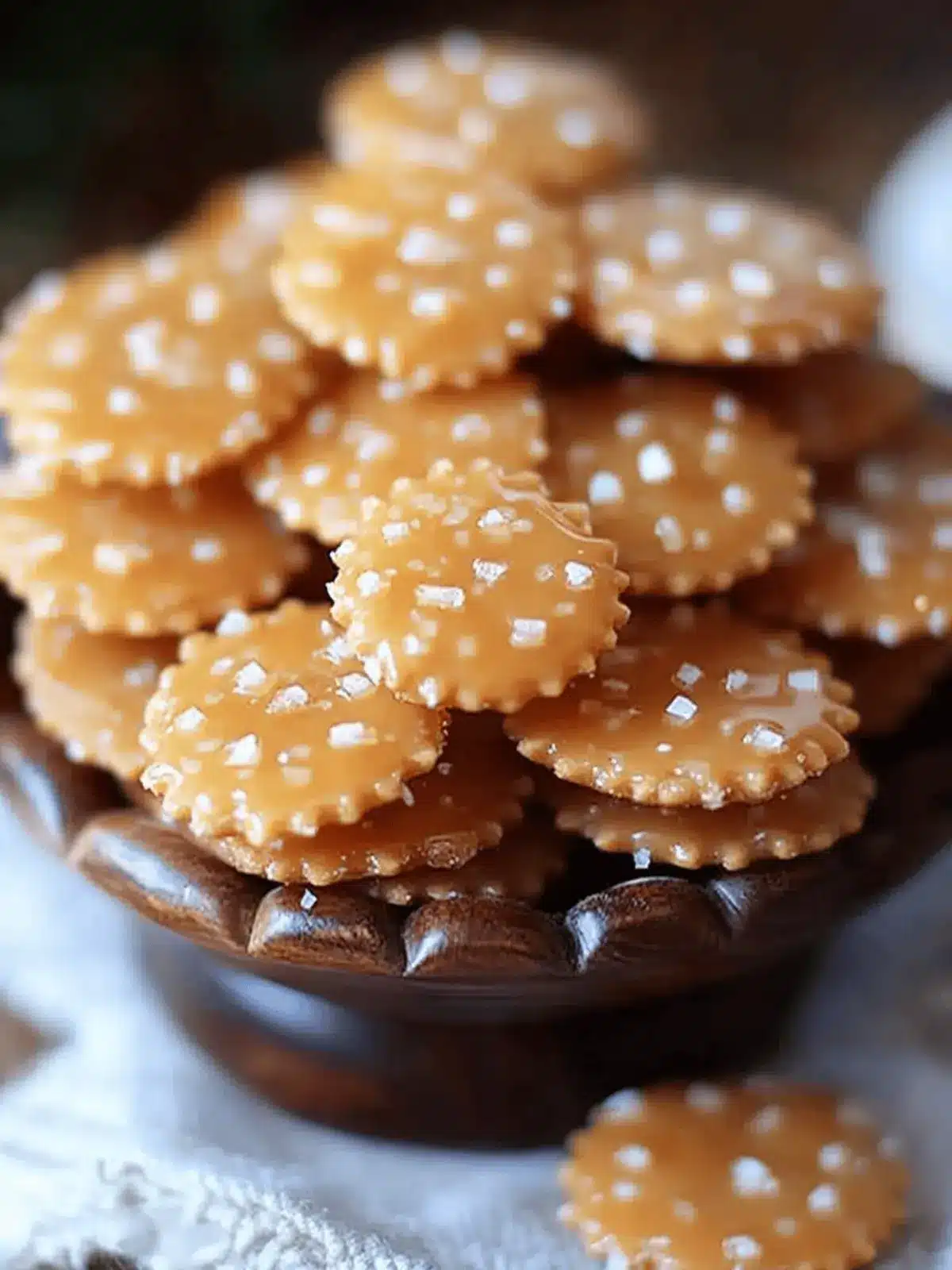 Salted Caramel Cracker Bites