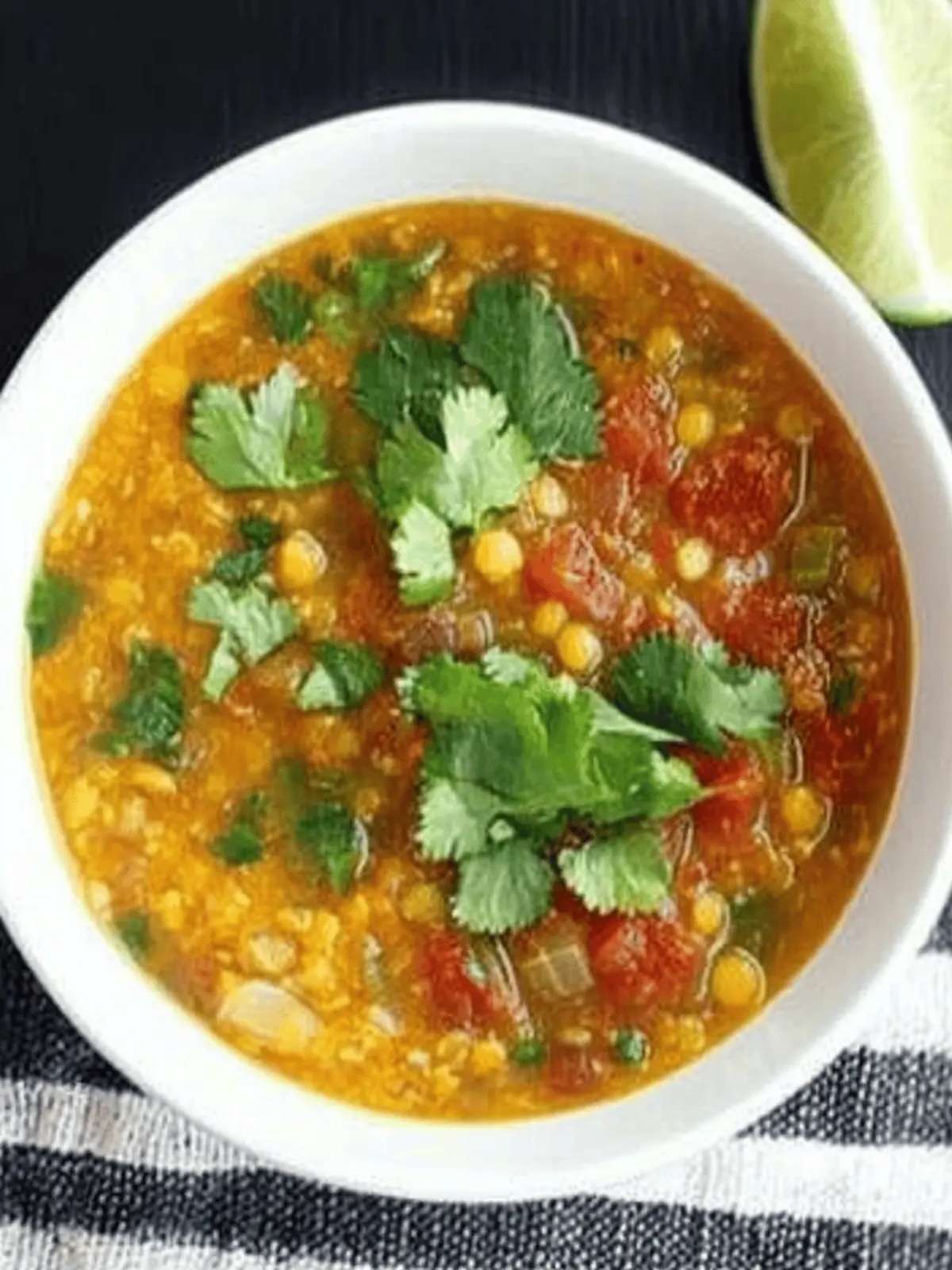 Mexican Red Lentil Stew