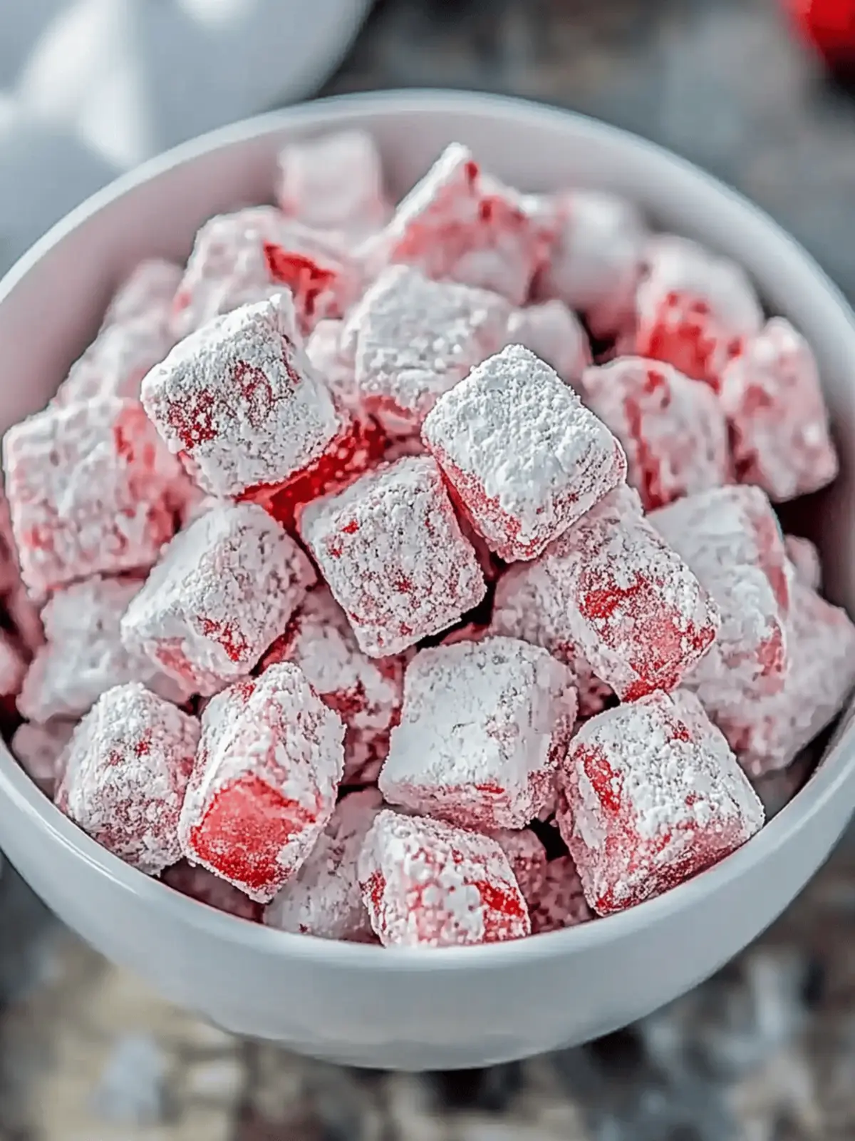 Strawberry Shortcake Puppy Chow