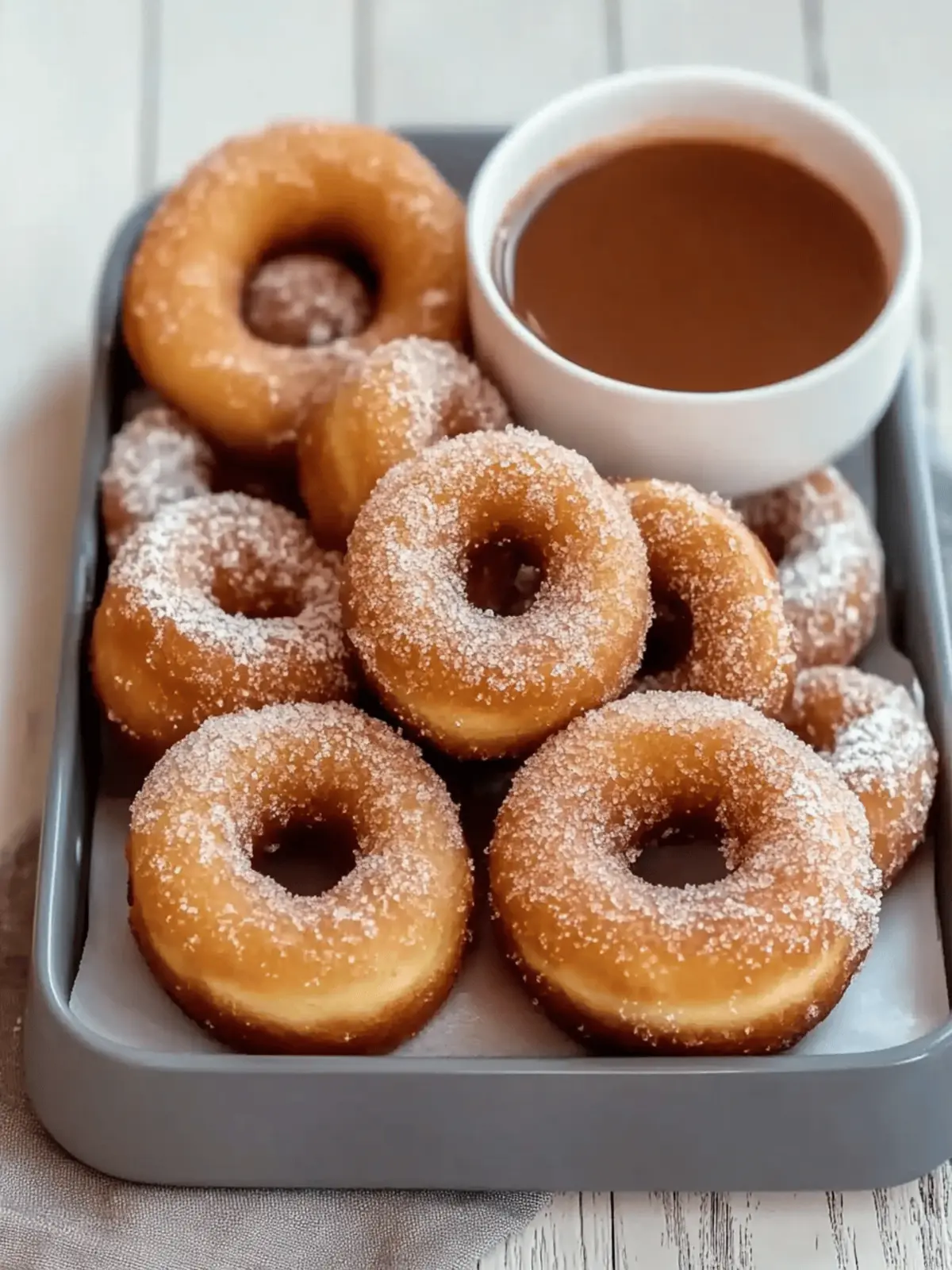 Sweet Churro Donut Bites