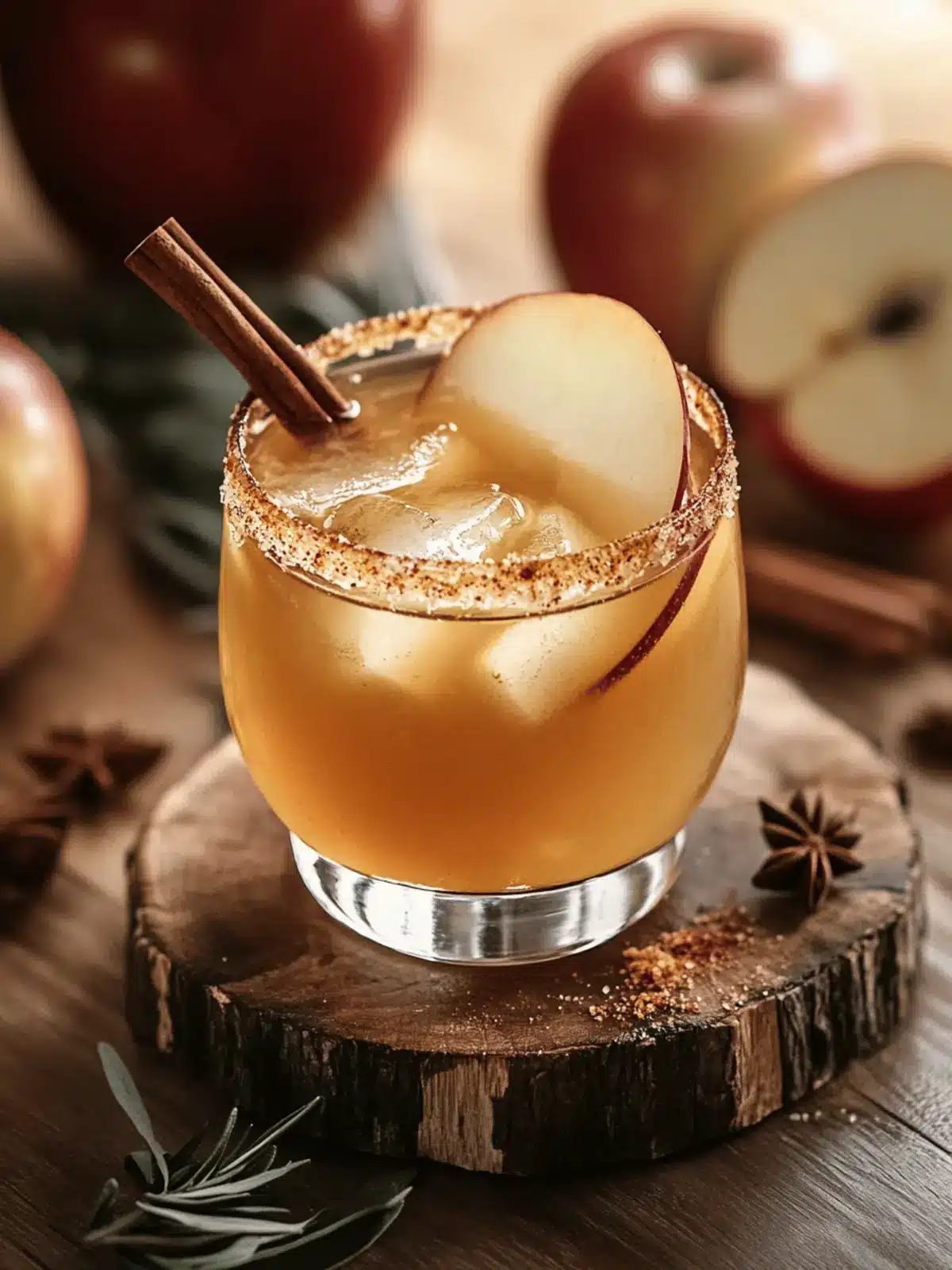 Smoky Harvest Apple Cider Margarita