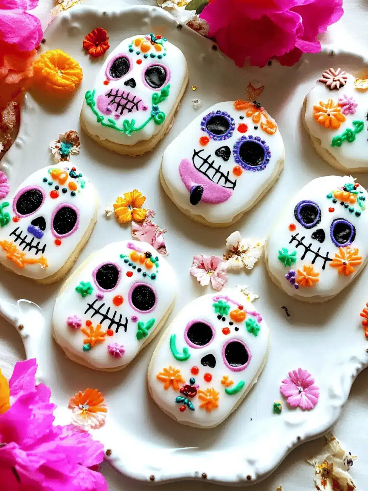 Delightful Sugar Skull Cookies for a Festive Celebration 2 Sugar Skull Cookies