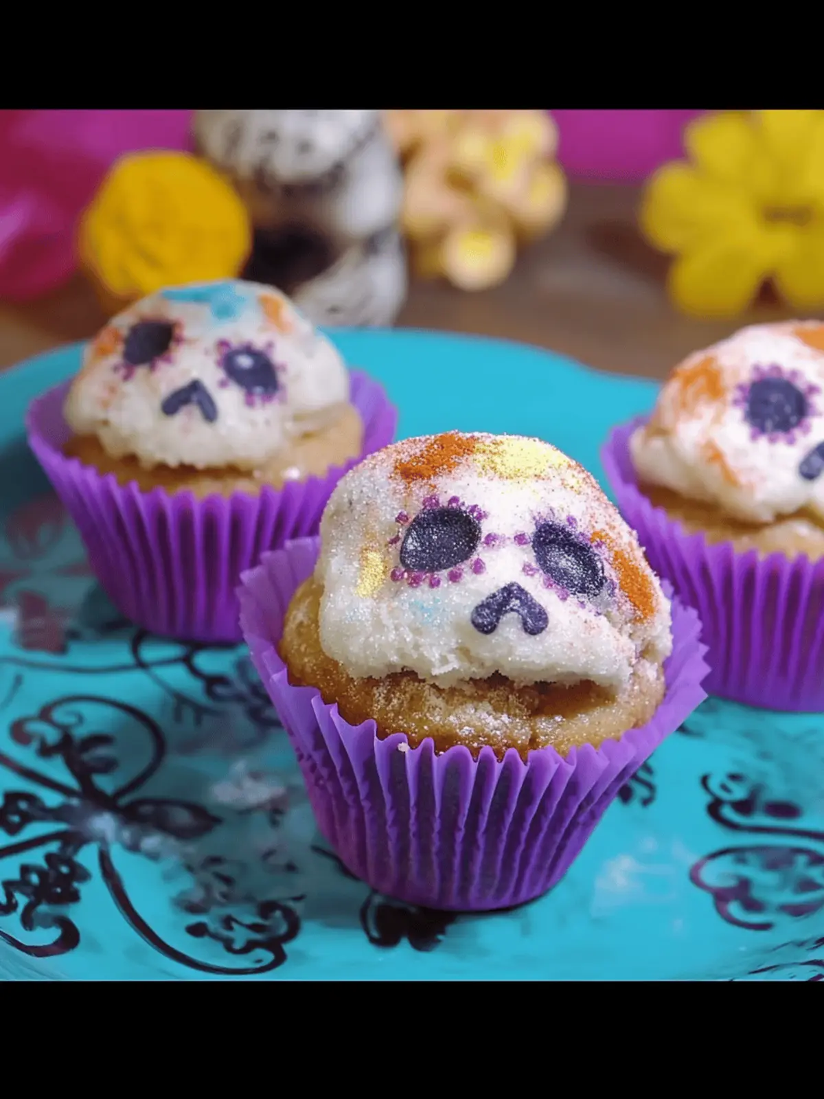 Pan de Muerto Cupcakes