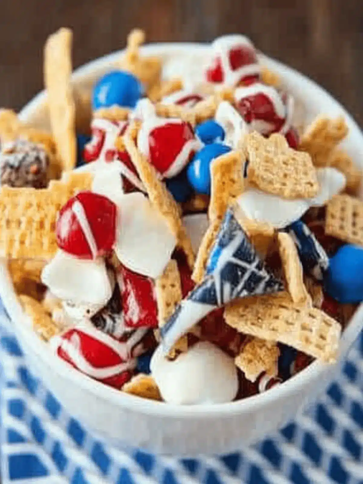Patriotic Chex Mix