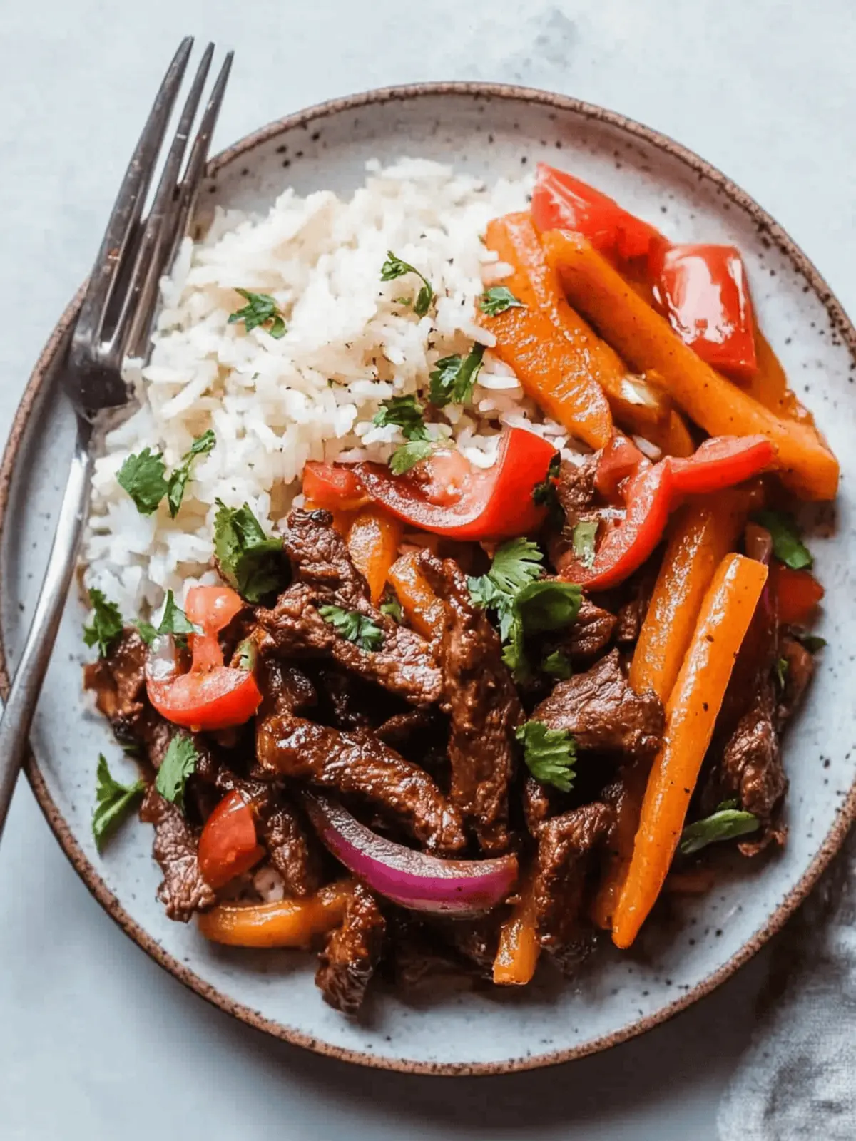 Lomo Saltado (Peruvian Beef Stir Fry)