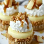 Apple Crisp Mini Cheesecakes
