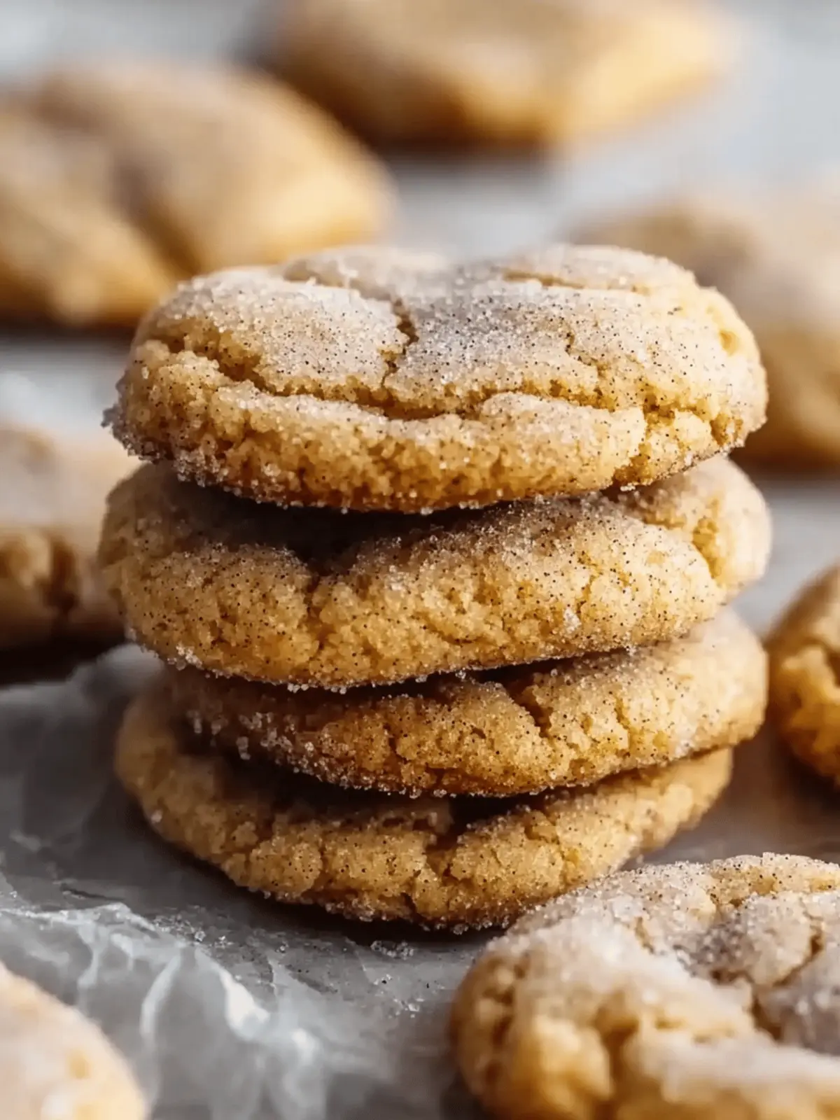 Chewy Pumpkin Snickerdoodle Cookies