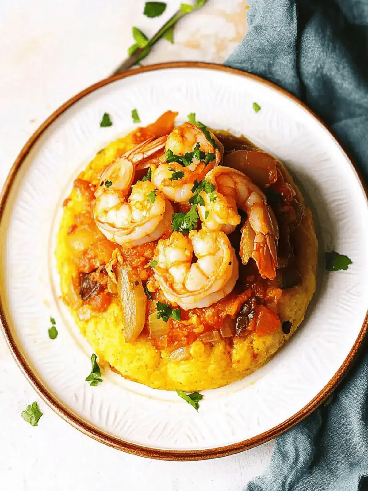 Mofongo with Shrimp