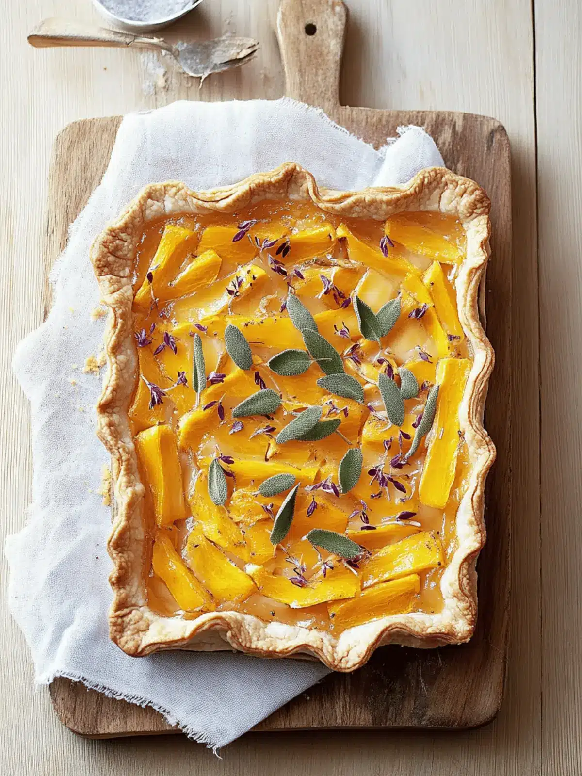Butternut Squash-Sage Tart: A Cozy Winter Delight 4 Butternut Squash-Sage Tart
