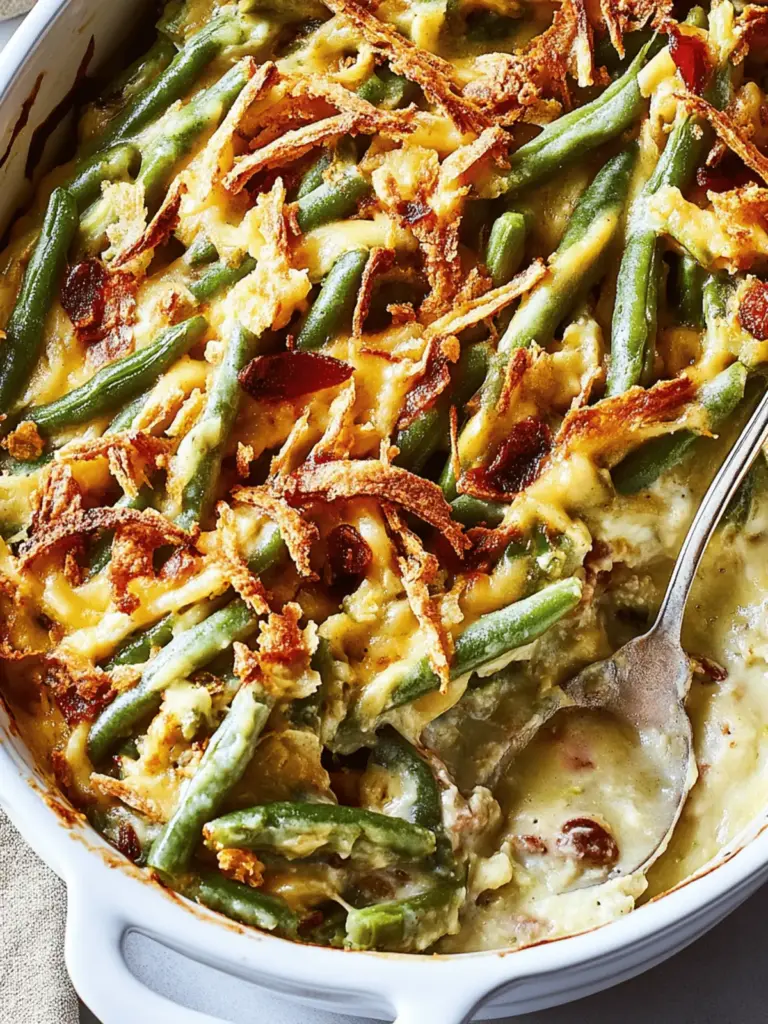 Loaded Green Bean Casserole