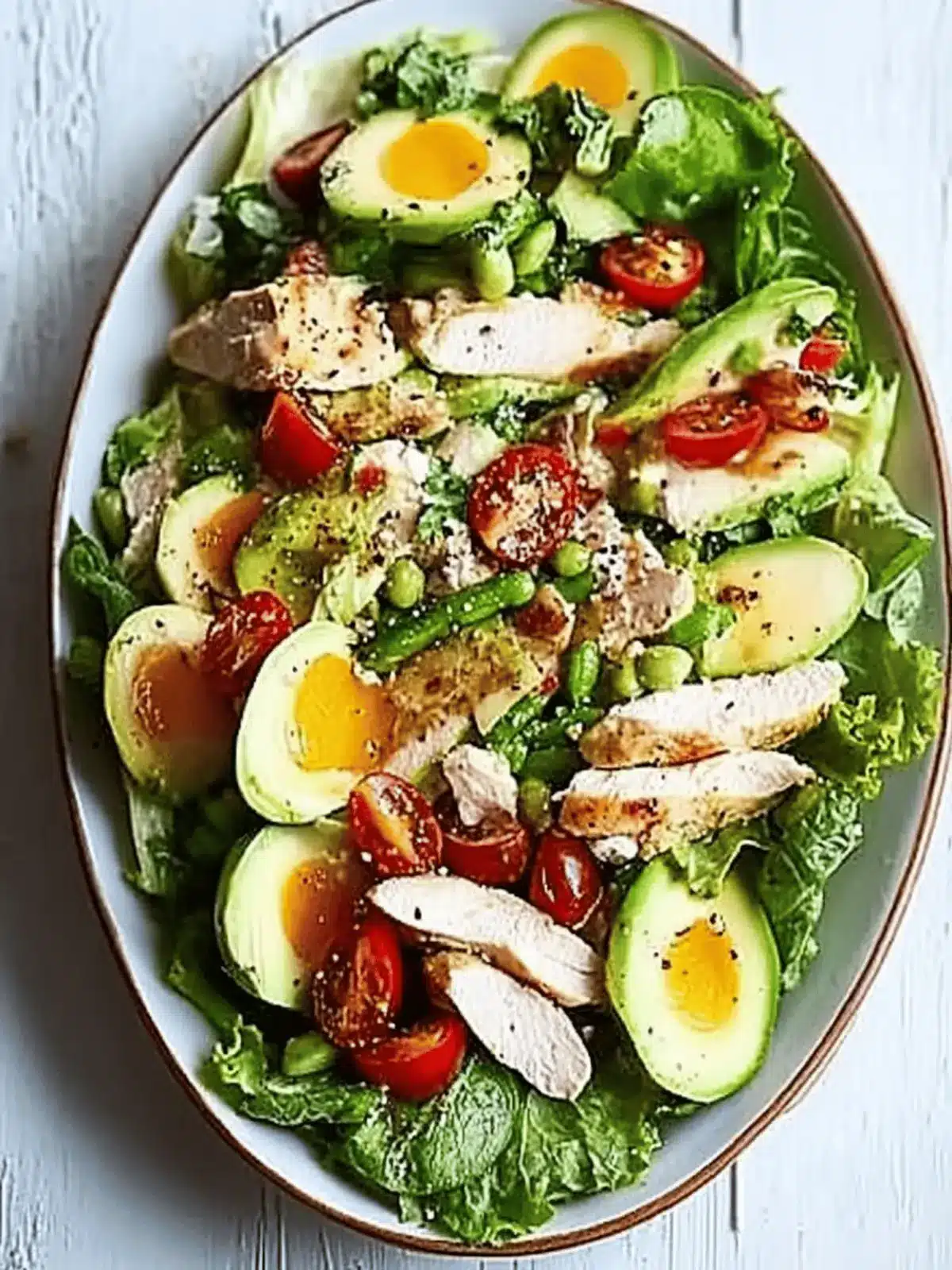 Green goddess chicken salad
