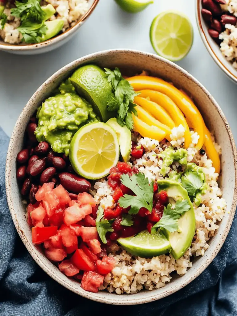 Cauliflower Rice Burrito Bowl