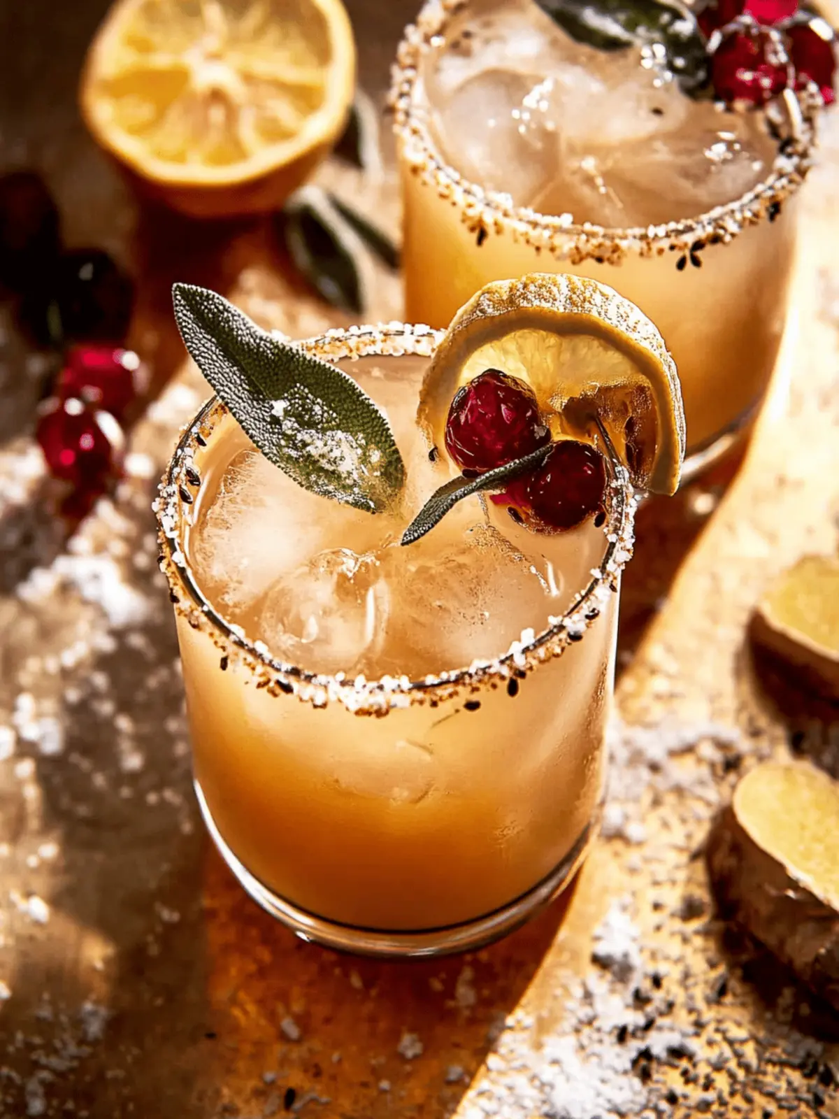 Brown Sugar Sage Ginger Paloma: Refreshing Mocktail Delight 4 Brown Sugar Sage Ginger Paloma (with mocktail)