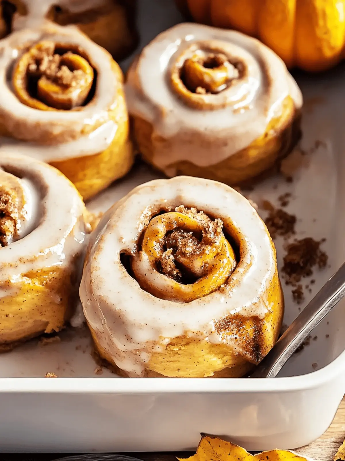 Irresistible Fall Desserts: Pumpkin Chai Cinnamon Rolls