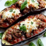 Sausage Stuffed Eggplant