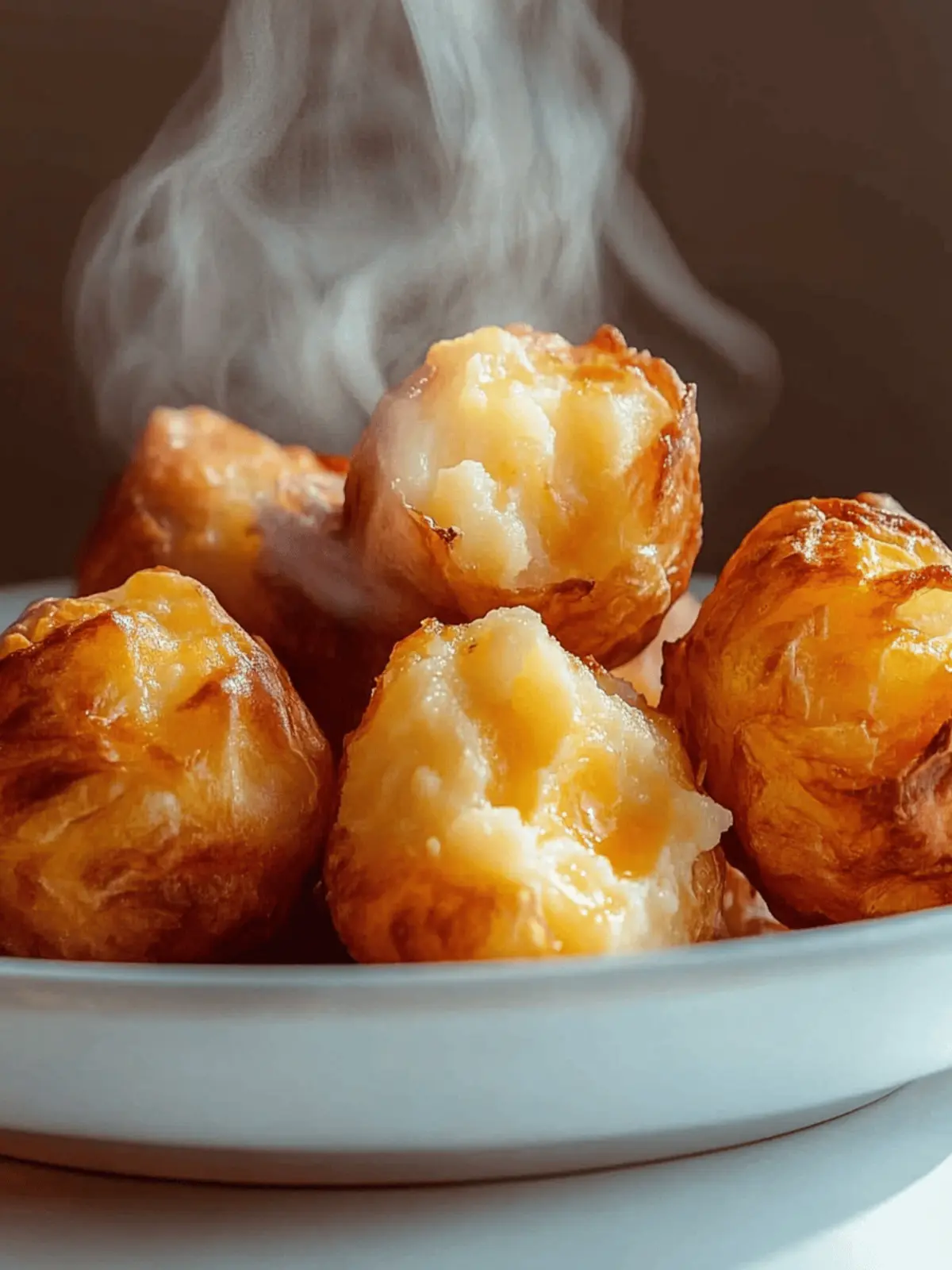 Crispy Mashed Potato Cheese Puffs