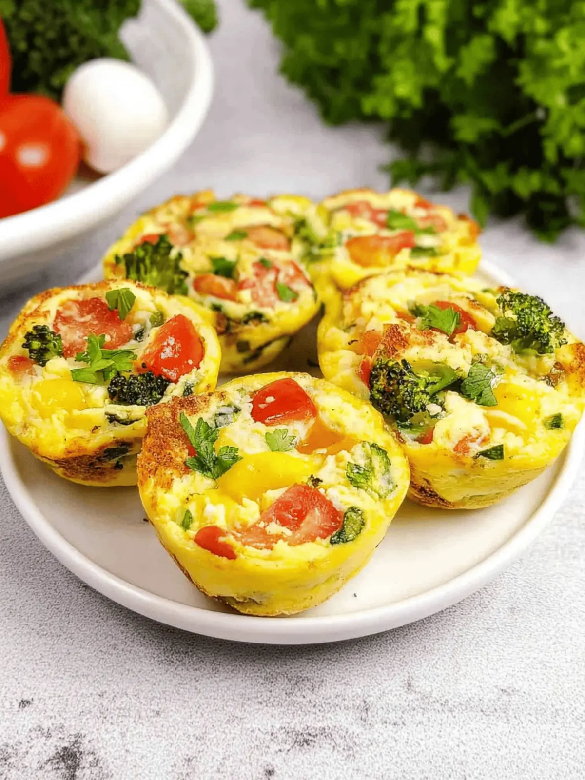 Healthy and Easy Veggie Egg Bites