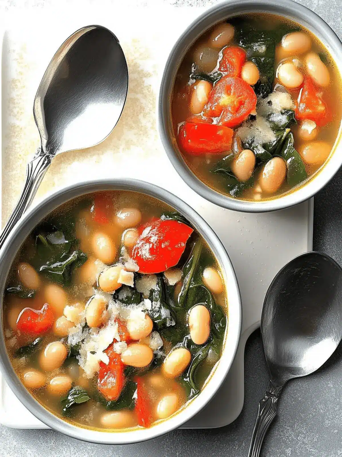 Slow-Cooker Spinach Bean Soup