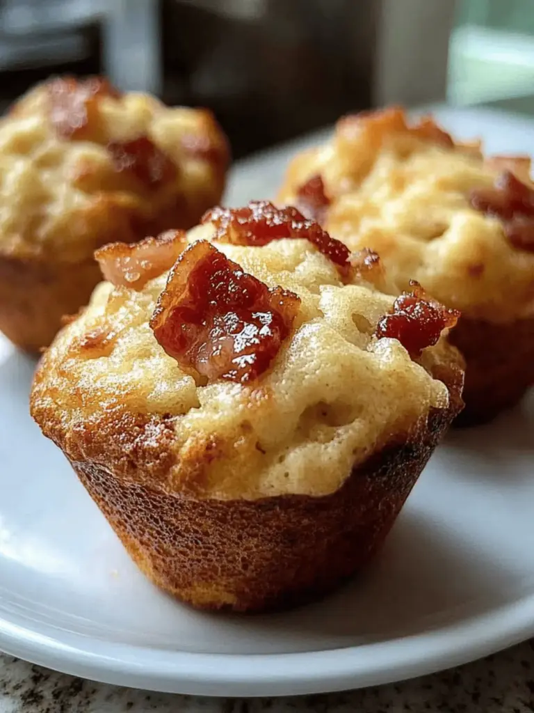 Maple Bacon Pancake Muffins