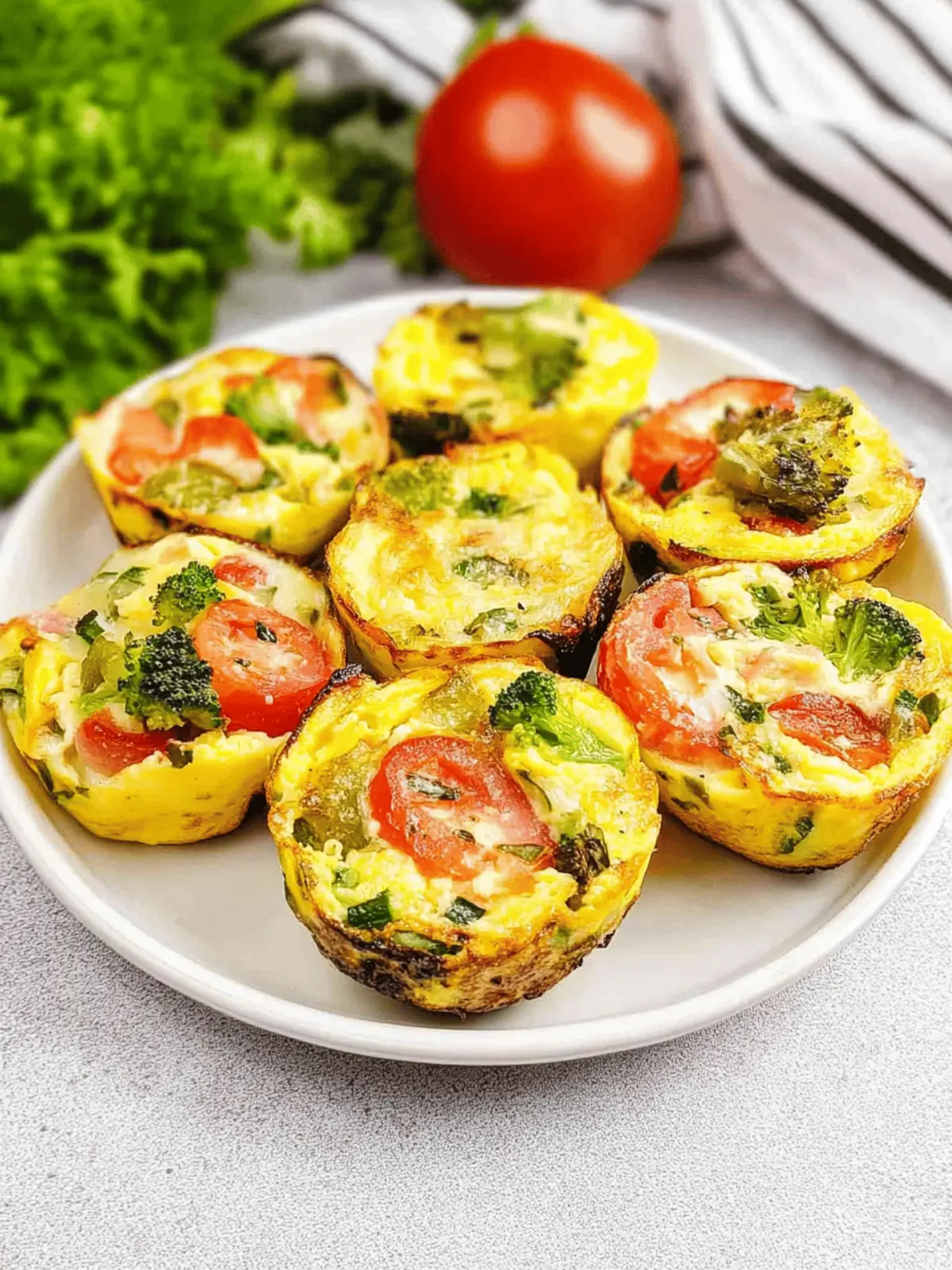 Healthy and Easy Veggie Egg Bites