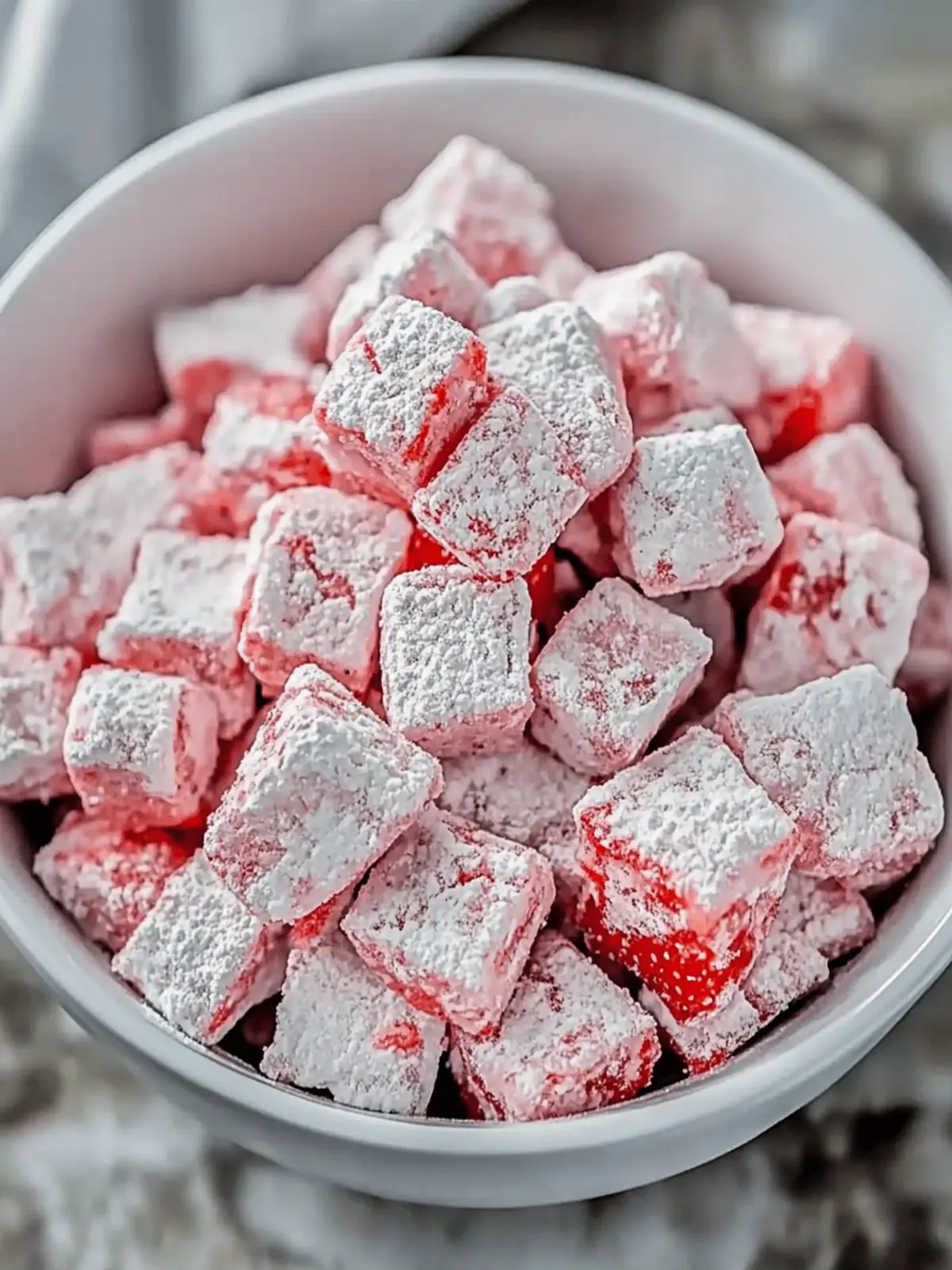 Strawberry Shortcake Puppy Chow