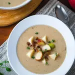 Roasted Apple and Aged White Cheddar Soup