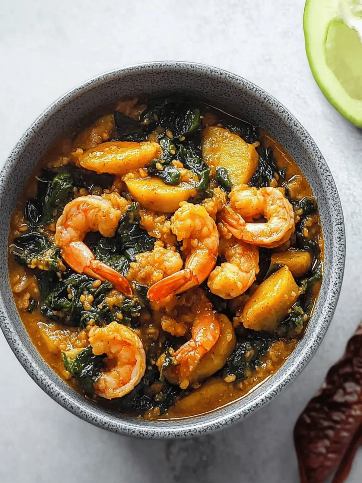 Green Plantain Porridge With Seafood: Comfort in a Bowl 3 Green Plantain Porridge With Seafood