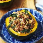 Sausage-Stuffed Acorn Squash