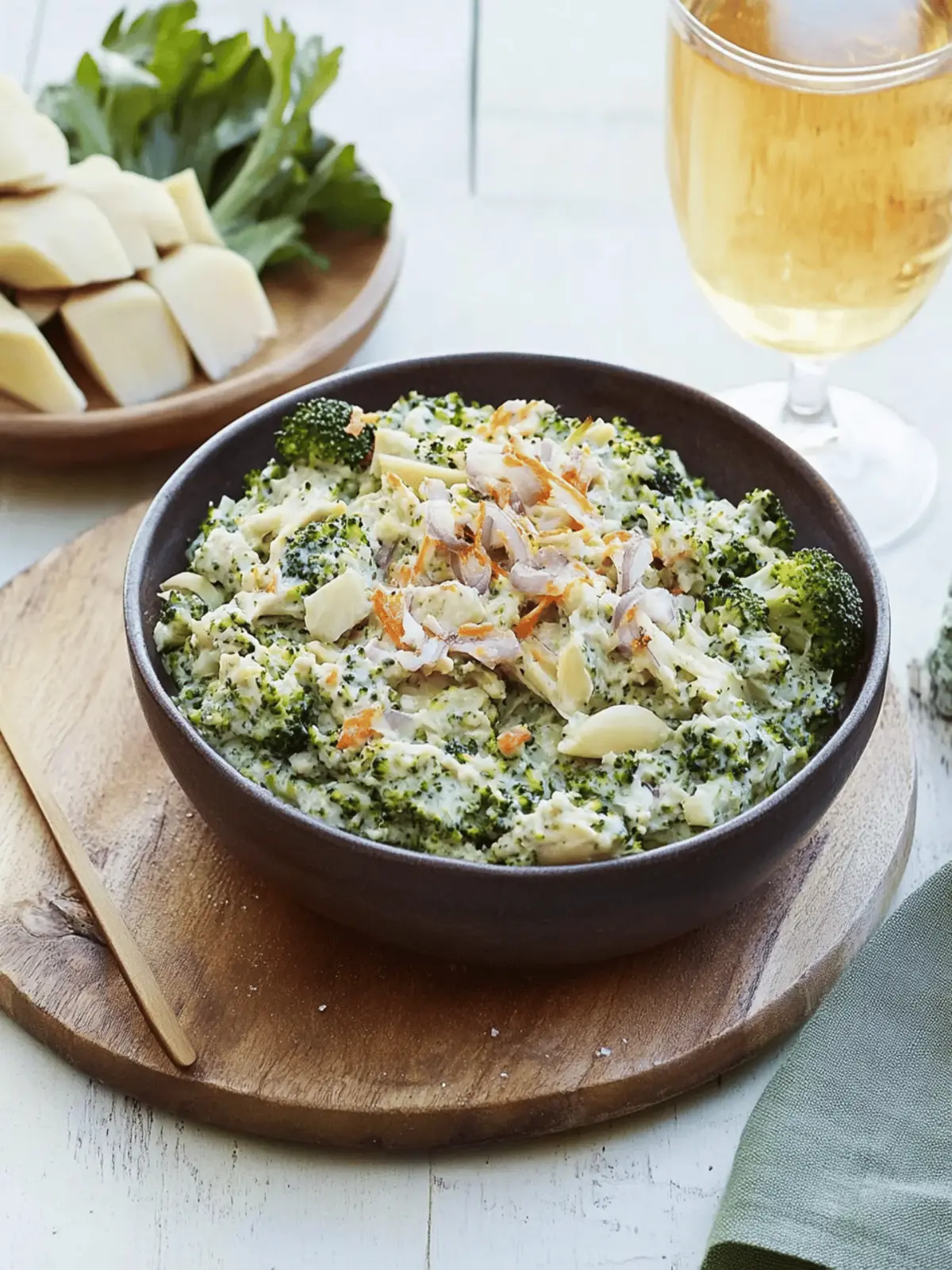 Roasted Broccoli–Artichoke Dip