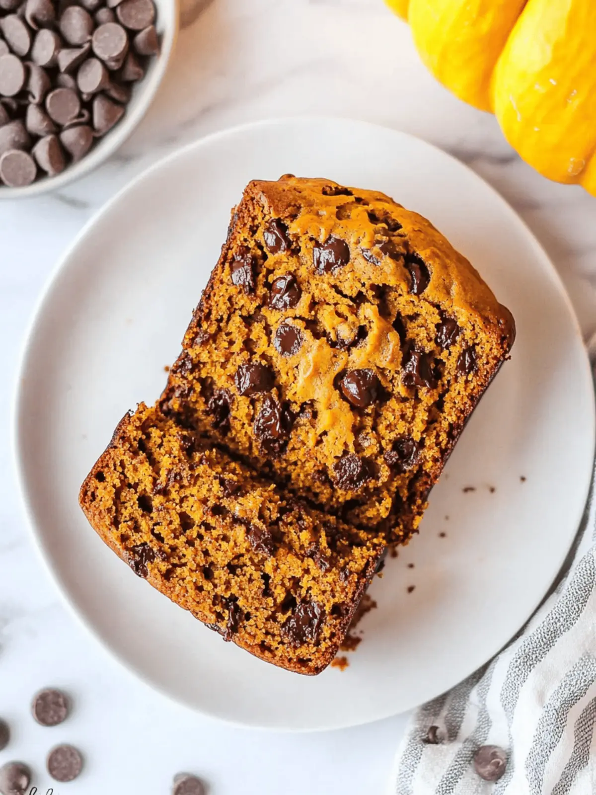 Chocolate Chip Pumpkin Bread