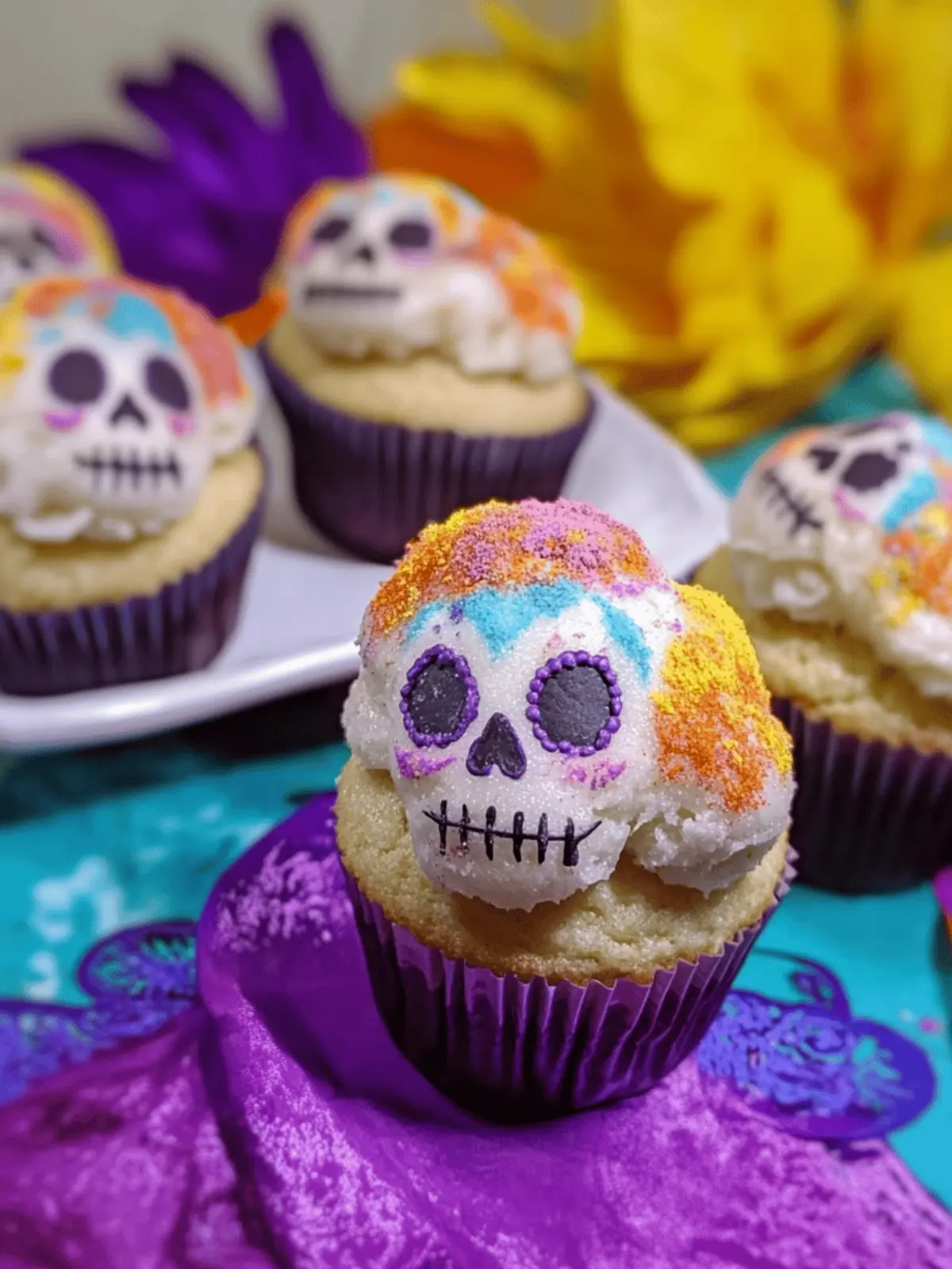 Pan de Muerto Cupcakes