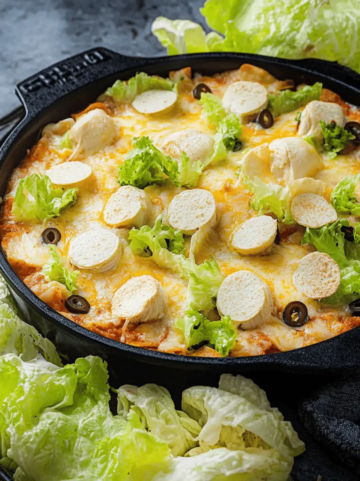 Graveyard Chicken Enchilada Dip
