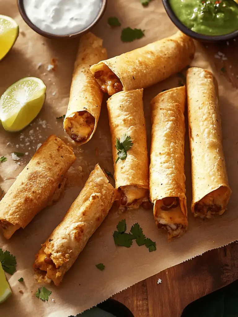 Bean & Cheese Taquitos