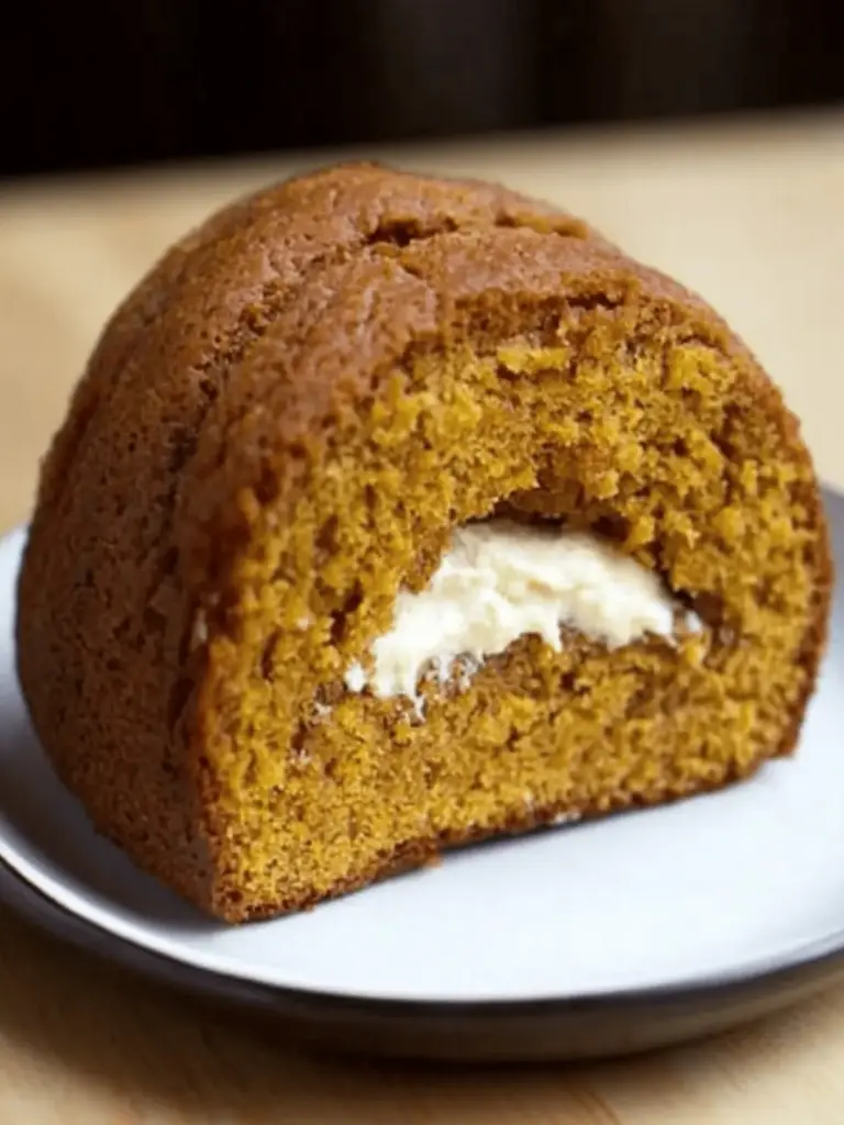 Pumpkin Bread Ring With Maple Cream Cheese Filling